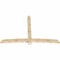 Ekena Millwork Bellingham Rough Sawn Timber Gable Bracket, Douglas Fir, 108"W x 72"H x 4"D x 6"F, 16/12 Pitch GBW108X72X0406BEL00RDF - alternate 2